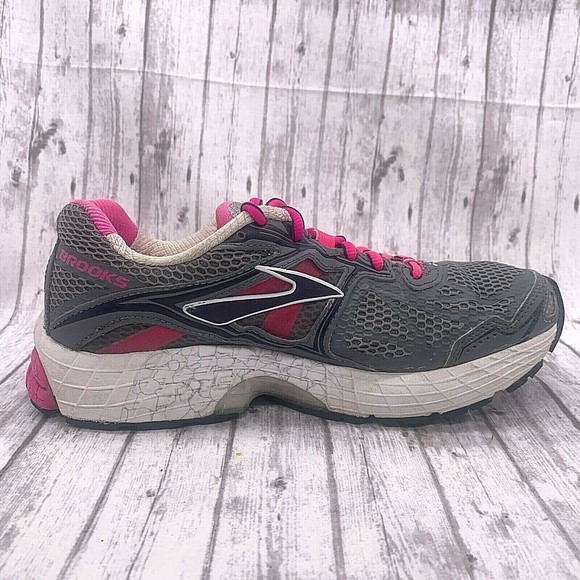 Brooks Womens Ravenna 5 Gray Pink Road Running Shoes 1201491B672 US Size 8.5B - Picture 3 of 11